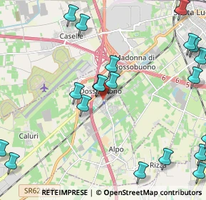 Mappa Viale dei Mille, 37062 Dossobuono VR, Italia (2.8625)