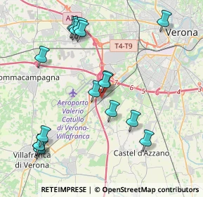 Mappa Viale Europa, 37062 Villafranca di Verona VR, Italia (4.39353)