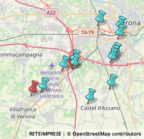 Mappa Viale dei Mille, 37062 Dossobuono VR, Italia (3.90846)