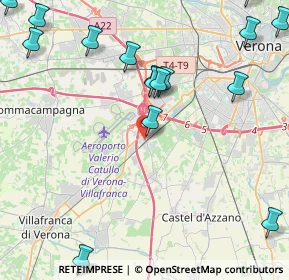 Mappa Viale Europa, 37062 Villafranca di Verona VR, Italia (5.86059)