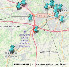 Mappa Viale Europa, 37062 Villafranca di Verona VR, Italia (6.0755)