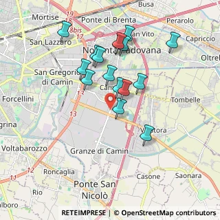 Mappa Padova, 35127 Padova PD, Italia (1.70625)