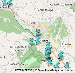 Mappa Via M. D'Azeglio, 10082 Cuorgnè TO, Italia (2.73188)