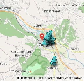 Mappa Via Walter Fillak, 10082 Cuorgnè TO, Italia (1.09556)
