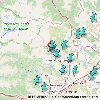 Mappa Via Walter Fillak, 10082 Cuorgnè TO, Italia (18.604)