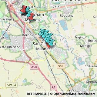 Mappa Via Antonio Gramsci, 20098 San Giuliano Milanese MI, Italia (2.073)