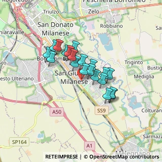 Mappa Via Antonio Gramsci, 20098 San Giuliano Milanese MI, Italia (1.253)
