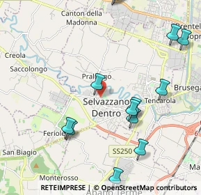 Mappa Via M. Cesarotti, 35030 Selvazzano Dentro PD, Italia (2.43923)