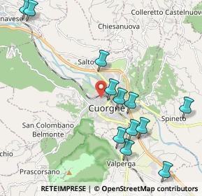 Mappa Via Pagliotti, 10082 Cuorgnè TO, Italia (2.29667)
