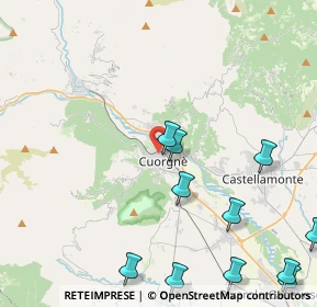 Mappa Via Rivassola, 10082 Cuorgnè TO, Italia (5.70364)