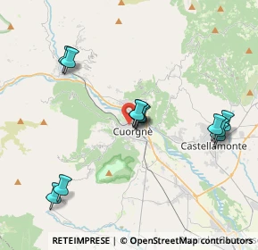 Mappa Via Pagliotti, 10082 Cuorgnè TO, Italia (3.85417)