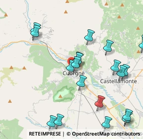 Mappa Via Rivassola, 10082 Cuorgnè TO, Italia (4.865)