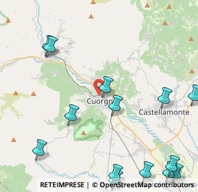 Mappa Via Pagliotti, 10082 Cuorgnè TO, Italia (5.97071)