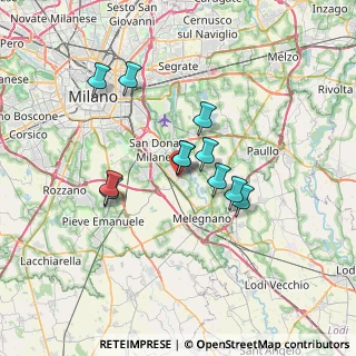Mappa Via Brigate Partigiane, 20098 San Giuliano Milanese MI, Italia (5.41636)