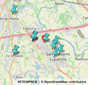 Mappa Via Monte Altissimo, 37057 San Giovanni Lupatoto VR, Italia (1.57)