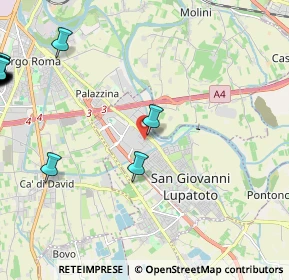 Mappa Via Monte Altissimo, 37057 San Giovanni Lupatoto VR, Italia (3.861)
