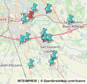 Mappa Via Monte Altissimo, 37057 San Giovanni Lupatoto VR, Italia (3.81286)