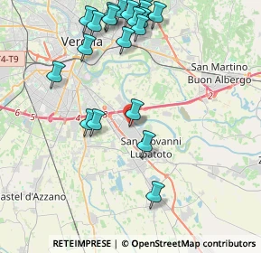 Mappa Via Monte Altissimo, 37057 San Giovanni Lupatoto VR, Italia (4.777)