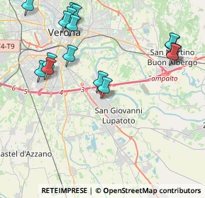 Mappa Via Monte Altissimo, 37057 San Giovanni Lupatoto VR, Italia (4.97688)