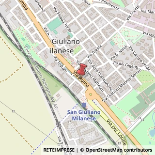 Mappa Via Roma, 64, 20098 San Giuliano Milanese, Milano (Lombardia)