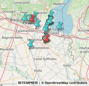 Mappa Via Artigianato, 46043 Castiglione delle Stiviere MN, Italia (10.92765)