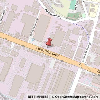 Mappa Corso stati uniti 17, 35127 Padova, Padova (Veneto)