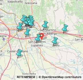 Mappa Localita' Casino, 37036 San Martino Buon Albergo VR, Italia (7.14438)