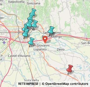 Mappa Localita' Casino, 37036 San Martino Buon Albergo VR, Italia (7.34583)