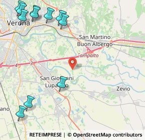 Mappa Localita' Casino, 37036 San Martino Buon Albergo VR, Italia (6.31)