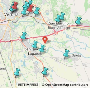 Mappa Localita' Casino, 37036 San Martino Buon Albergo VR, Italia (5.63389)