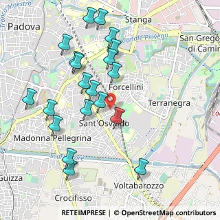 Mappa Via Giovanni Canestrini, 35127 Padova PD, Italia (1.0535)