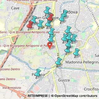 Mappa Via Urbino, 35142 Padova PD, Italia (0.9905)
