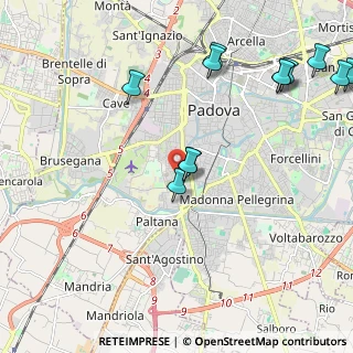 Mappa Via Urbino, 35142 Padova PD, Italia (2.56167)