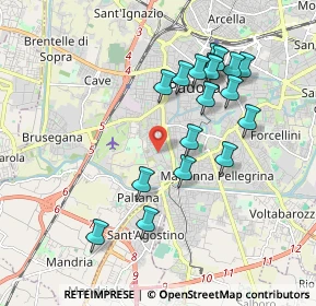 Mappa Via Urbino, 35142 Padova PD, Italia (1.83556)