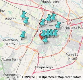 Mappa Via Urbino, 35142 Padova PD, Italia (2.635)