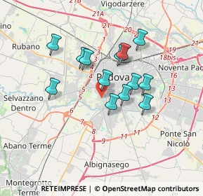 Mappa Via Urbino, 35142 Padova PD, Italia (2.81615)