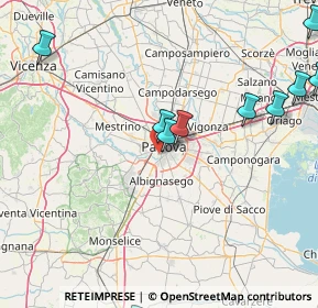 Mappa Via Urbino, 35142 Padova PD, Italia (28.38941)