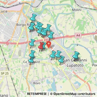 Mappa Via Cesare Battisti, 37135 Verona VR, Italia (1.626)