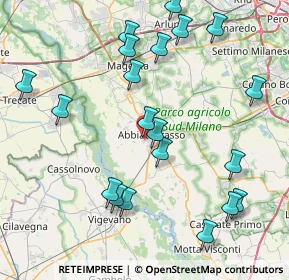 Mappa Via G. Ungaretti, 20081 Abbiategrasso MI, Italia (9.129)