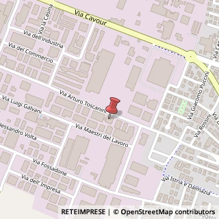 Mappa Via Arturo Toscanini, 41, 46043 Castiglione delle Stiviere, Mantova (Lombardia)