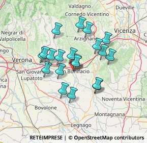 Mappa Via Palù, 37047 San Bonifacio VR, Italia (11.2365)