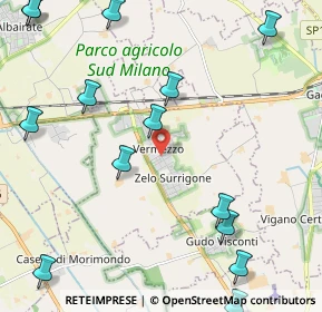 Mappa Via G.Pascoli, 20071 Vermezzo MI, Italia (3.396)