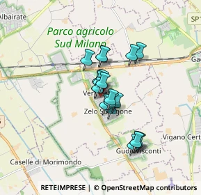 Mappa Via G.Pascoli, 20071 Vermezzo MI, Italia (1.102)