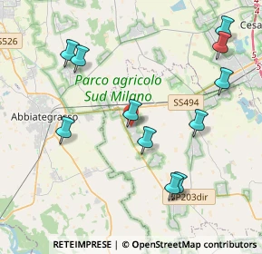 Mappa Via G.Pascoli, 20071 Vermezzo MI, Italia (4.45818)