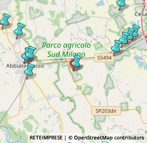 Mappa Via G.Pascoli, 20071 Vermezzo MI, Italia (7.0845)