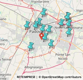 Mappa 35126 Padova PD, Italia (3.35071)