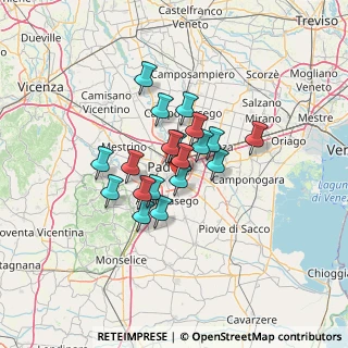 Mappa 35126 Padova PD, Italia (9.03105)
