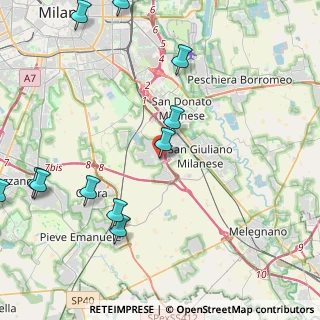 Mappa Via Calabria, 20098 San Giuliano Milanese MI, Italia (5.47)