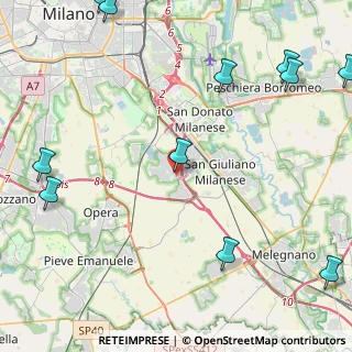 Mappa Via Calabria, 20098 San Giuliano Milanese MI, Italia (6.54091)