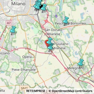 Mappa Via Calabria, 20098 San Giuliano Milanese MI, Italia (6.3025)